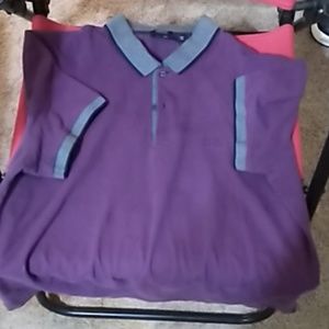 Purple Hugo boss polo shirt large